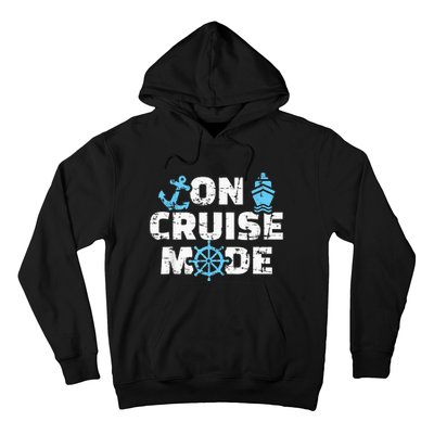 On Cruise Mode Funny Summer Cruise Vacation Family Hoodie