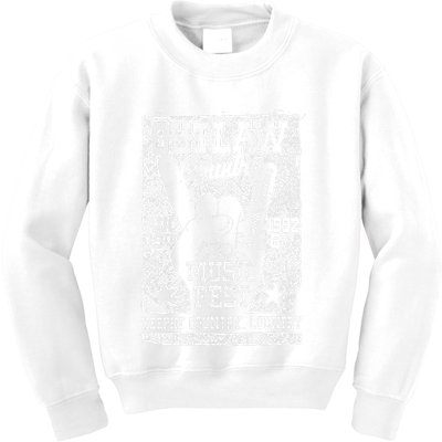 Outlaw Country Music Fest Nashville Vintage Graphic Kids Sweatshirt