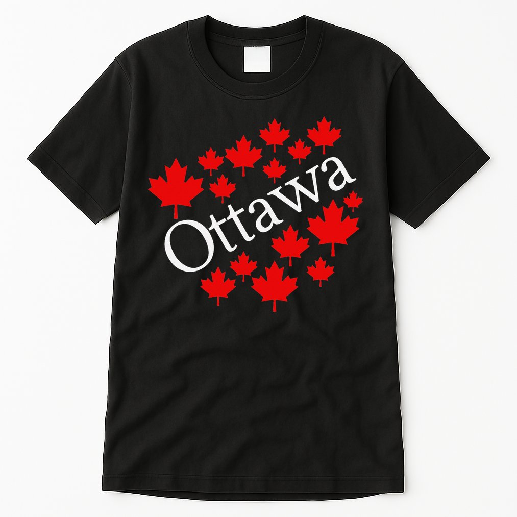 Ottawa Canada Maple Leaf Graphic Tall T-Shirt