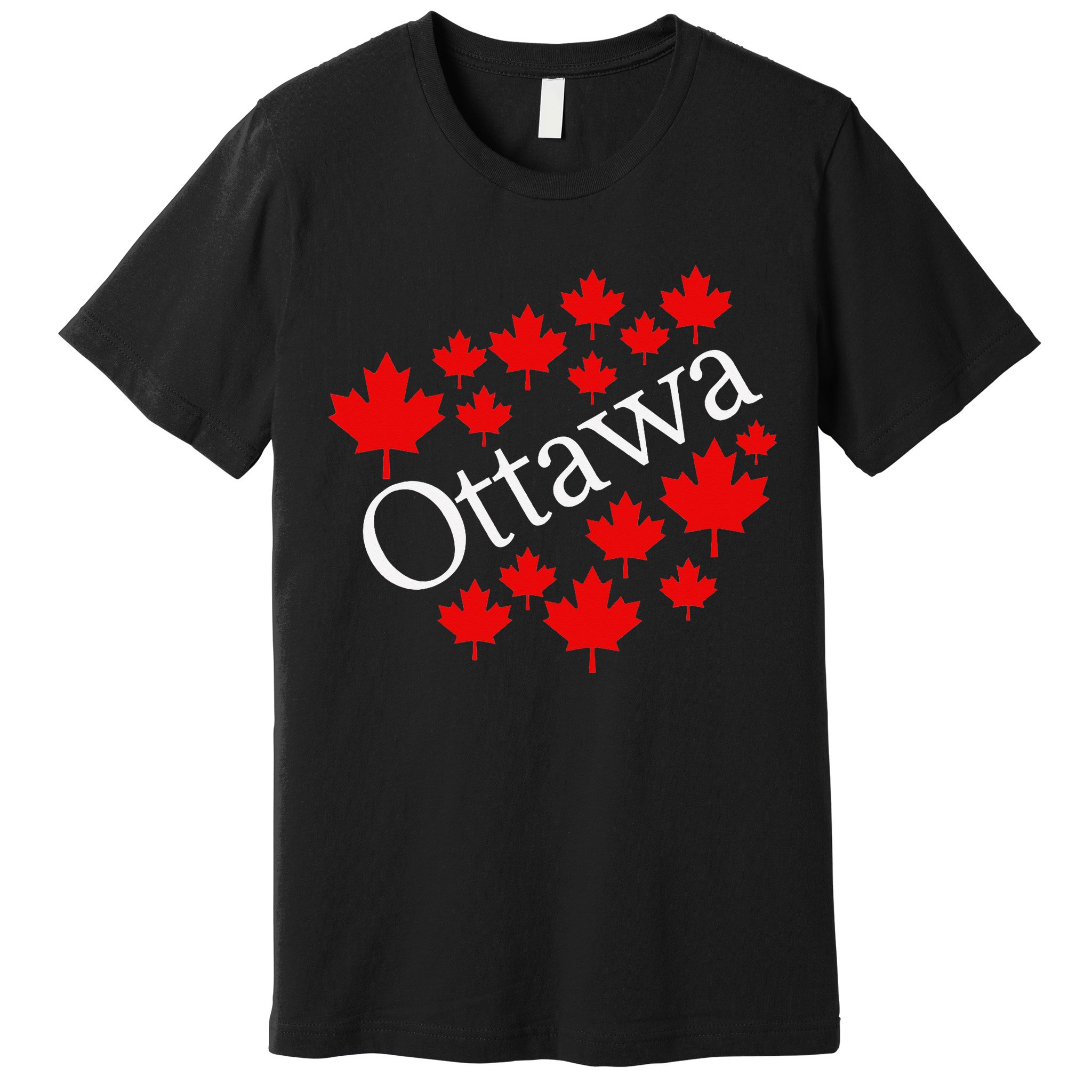 Ottawa Canada Maple Leaf Graphic Premium T-Shirt