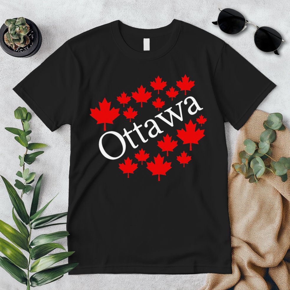 Ottawa Canada Maple Leaf Graphic Premium T-Shirt