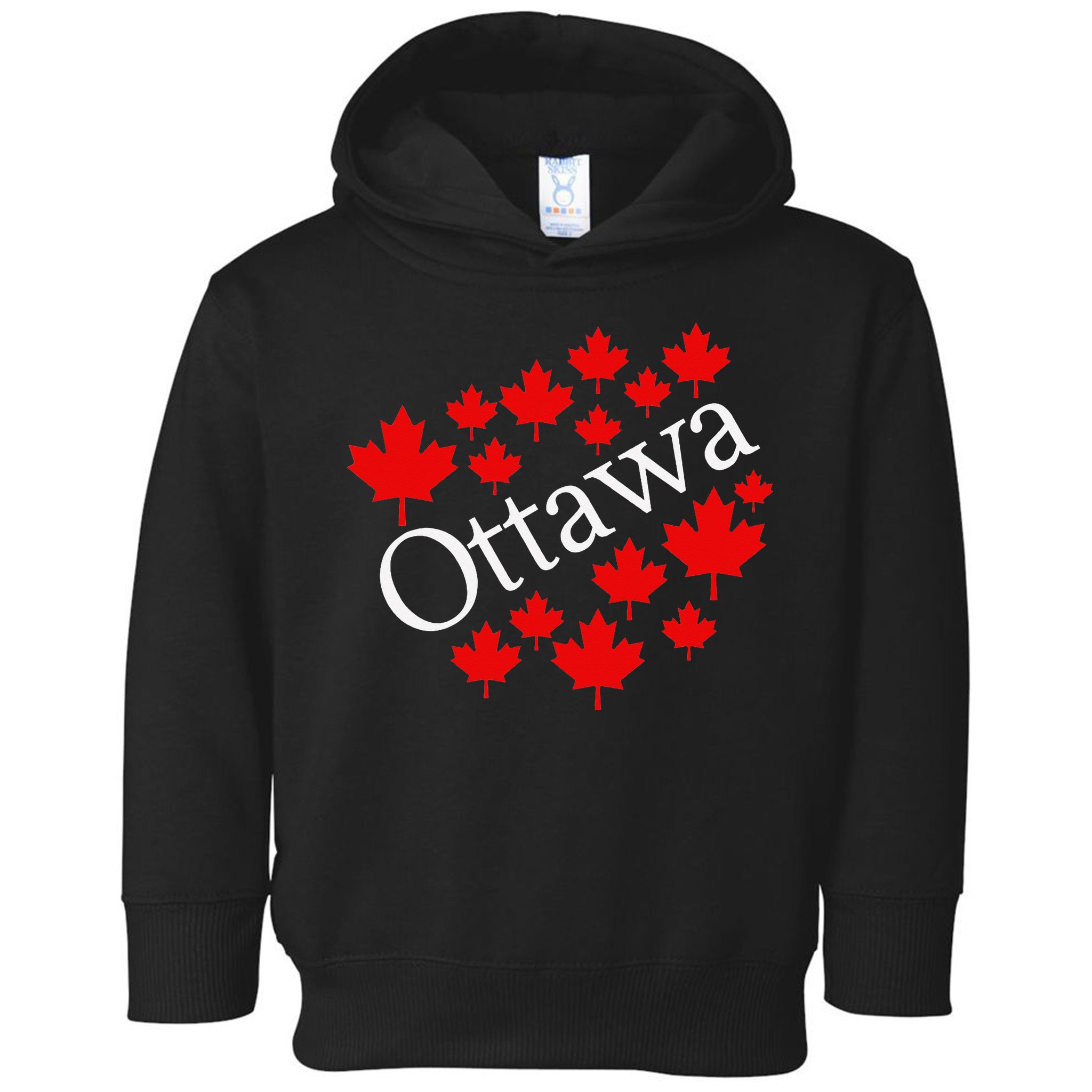 Ottawa Canada Maple Leaf Graphic Toddler Hoodie
