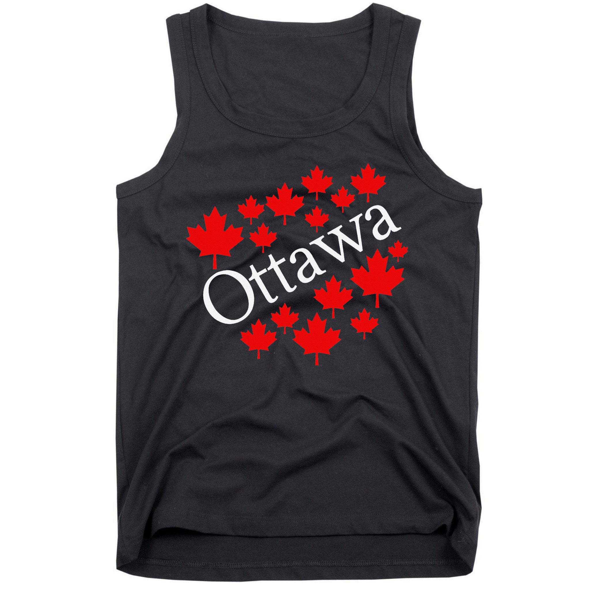 Ottawa Canada Maple Leaf Graphic Tank Top