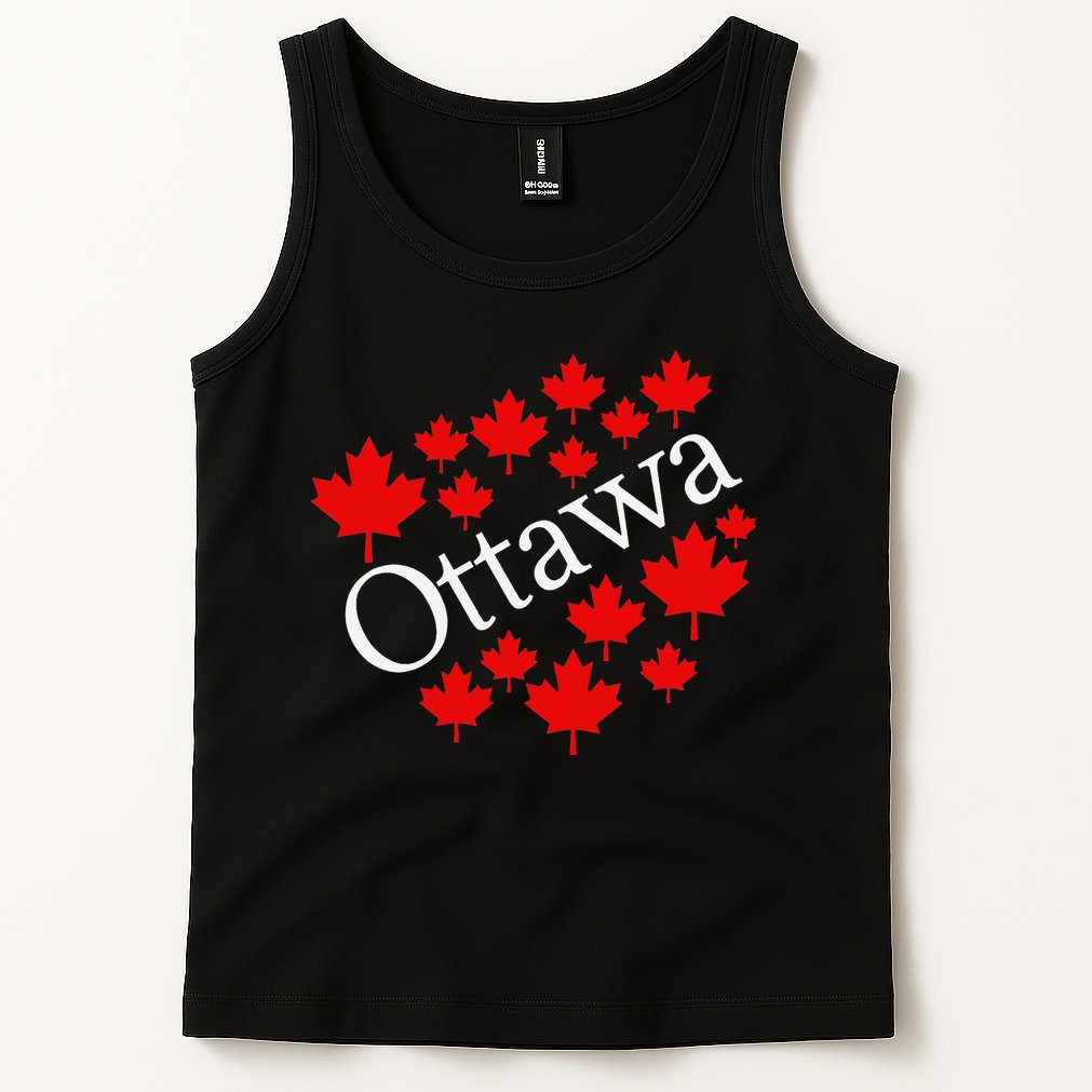 Ottawa Canada Maple Leaf Graphic Tank Top