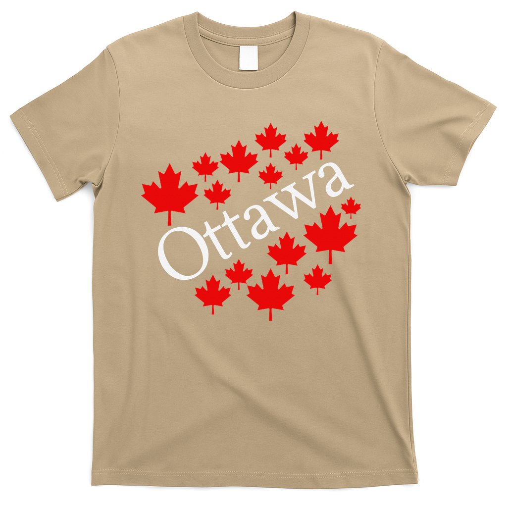 Ottawa Canada Maple Leaf Graphic T-Shirt