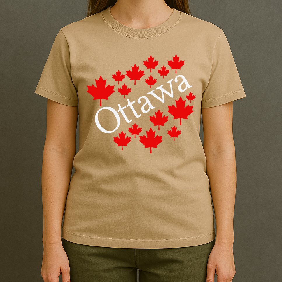 Ottawa Canada Maple Leaf Graphic T-Shirt