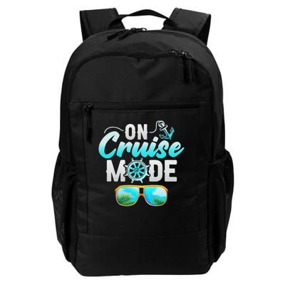On Cruise Mode Family Cruising Essentials Vacation Squad Daily Commute Backpack