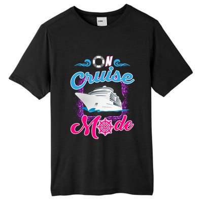 On Cruise Mode Great Gift Funny Cruising Lover's Great Gift Tall Fusion ChromaSoft Performance T-Shirt