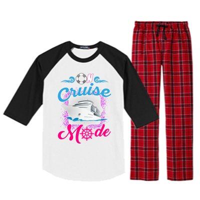 On Cruise Mode Great Gift Funny Cruising Lover's Great Gift Raglan Sleeve Pajama Set