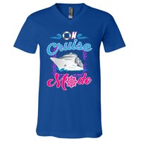 On Cruise Mode Great Gift Funny Cruising Lover's Great Gift V-Neck T-Shirt