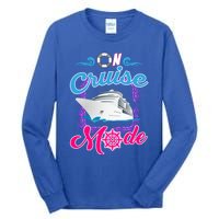 On Cruise Mode Great Gift Funny Cruising Lover's Great Gift Tall Long Sleeve T-Shirt