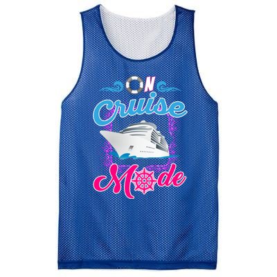 On Cruise Mode Great Gift Funny Cruising Lover's Great Gift Mesh Reversible Basketball Jersey Tank