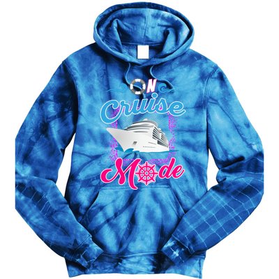 On Cruise Mode Great Gift Funny Cruising Lover's Great Gift Tie Dye Hoodie