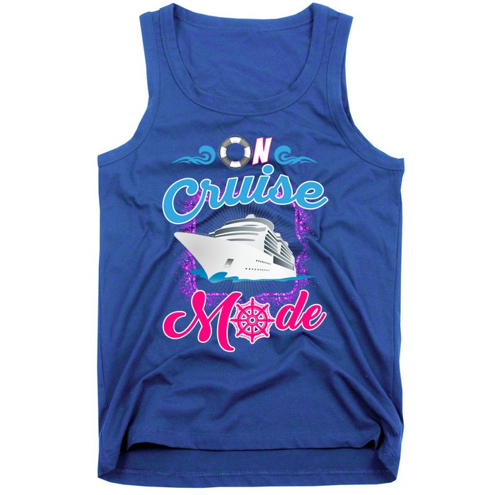 On Cruise Mode Great Gift Funny Cruising Lover's Great Gift Tank Top