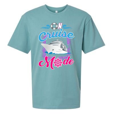 On Cruise Mode Great Gift Funny Cruising Lover's Great Gift Sueded Cloud Jersey T-Shirt