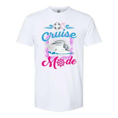 On Cruise Mode Great Gift Funny Cruising Lover's Great Gift Softstyle CVC T-Shirt