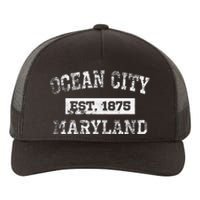 Ocean City Maryland Est. 1875 Distressed Yupoong Adult 5-Panel Trucker Hat