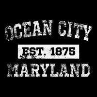Ocean City Maryland Est. 1875 Distressed Cooling Performance Crew T-Shirt