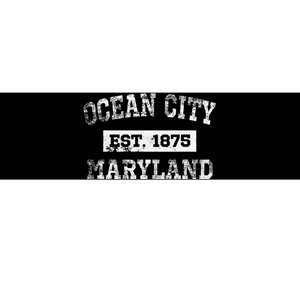 Ocean City Maryland Est. 1875 Distressed Bumper Sticker