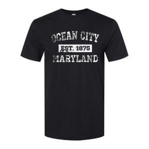 Ocean City Maryland Est. 1875 Distressed Softstyle CVC T-Shirt