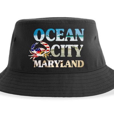 Ocean City Maryland Beach Vacation Sustainable Bucket Hat