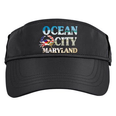 Ocean City Maryland Beach Vacation Adult Drive Performance Visor
