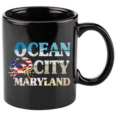 Ocean City Maryland Beach Vacation 11oz C Handle Ceramic Mug