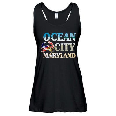 Ocean City Maryland Beach Vacation Ladies Essential Flowy Tank