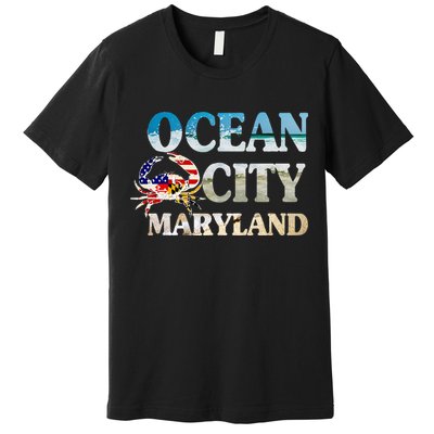 Ocean City Maryland Beach Vacation Premium T-Shirt