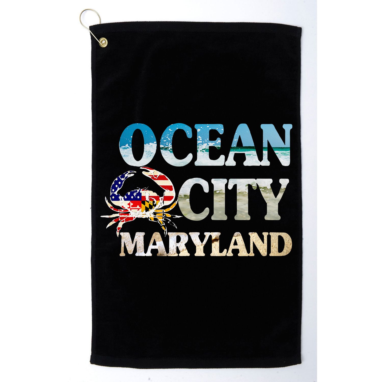 Ocean City Maryland Beach Vacation Golf Towel