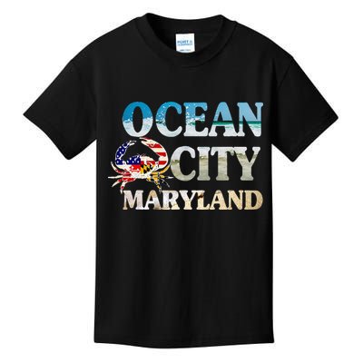 Ocean City Maryland Beach Vacation Kids T-Shirt