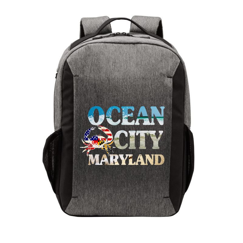 Ocean City Maryland Beach Vacation Vector Backpack