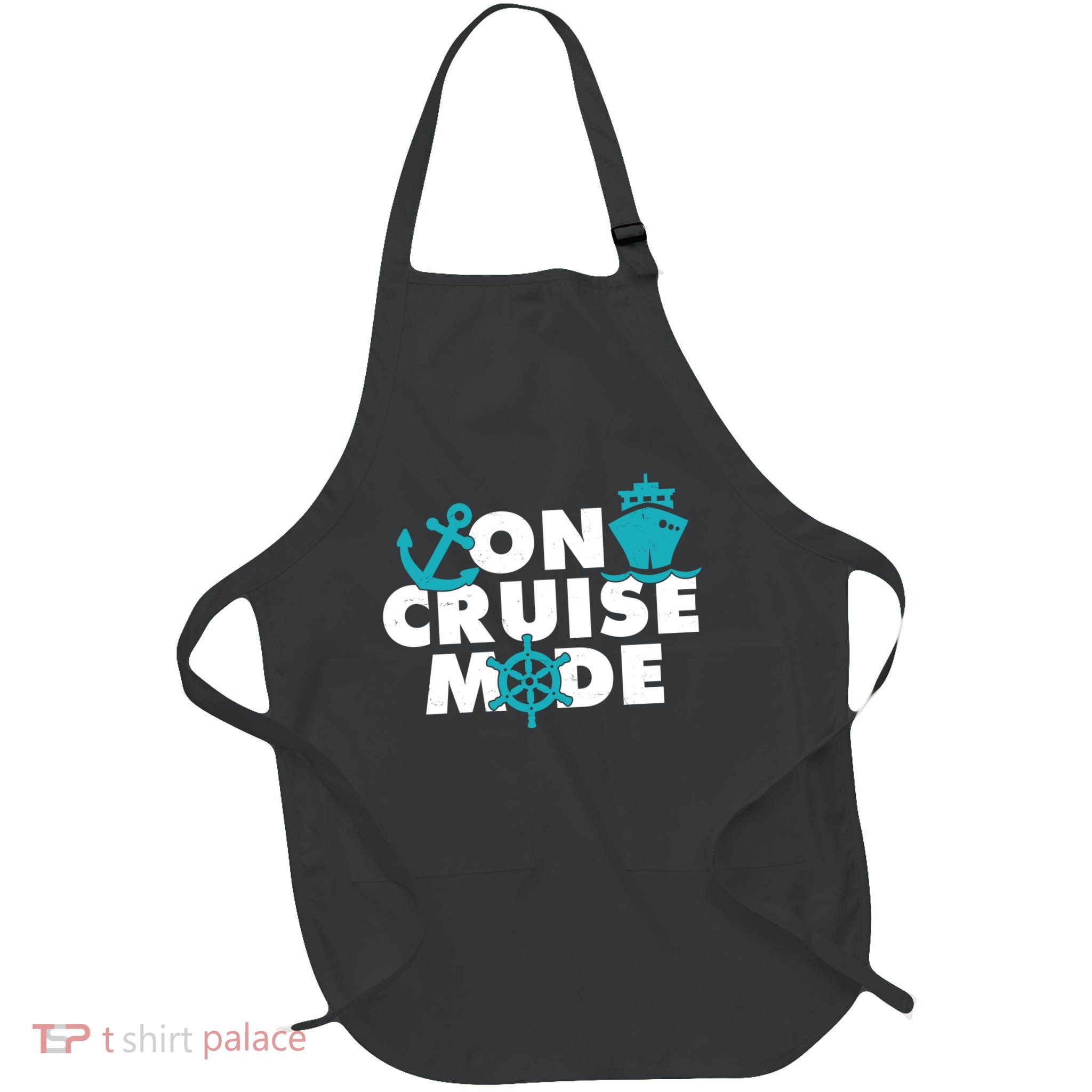On Cruise Mode Full-Length Apron With Pockets