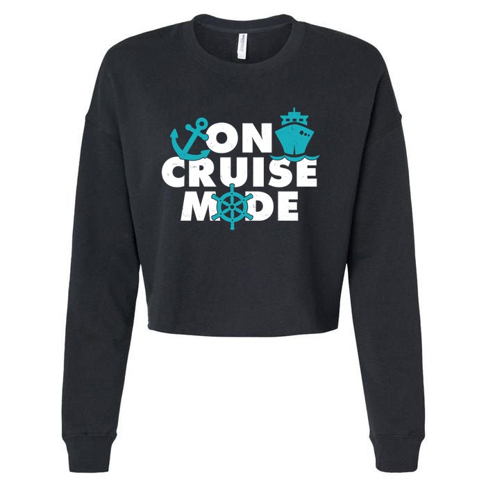 On Cruise Mode Cropped Pullover Crew