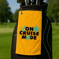 On Cruise Mode Golf Towel