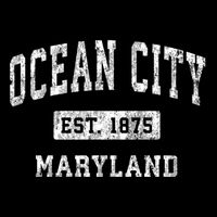 Ocean City Maryland Md Vintage Established Sports Button