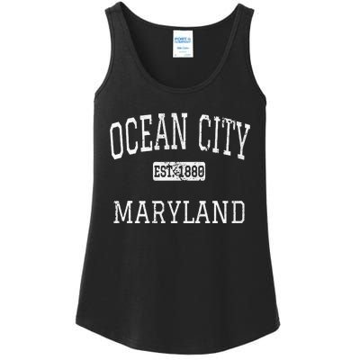 Ocean City Maryland Md Vintage Ladies Essential Tank