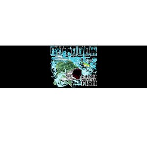 Outdoor Catch Monster Fish Large Mouth Bumper Sticker