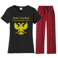 Orthodox Christian Make Istanbul Constantinople Again Women's Flannel Pajama Set