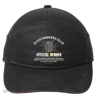 Overthinkers Club Member 7-Panel Snapback Hat