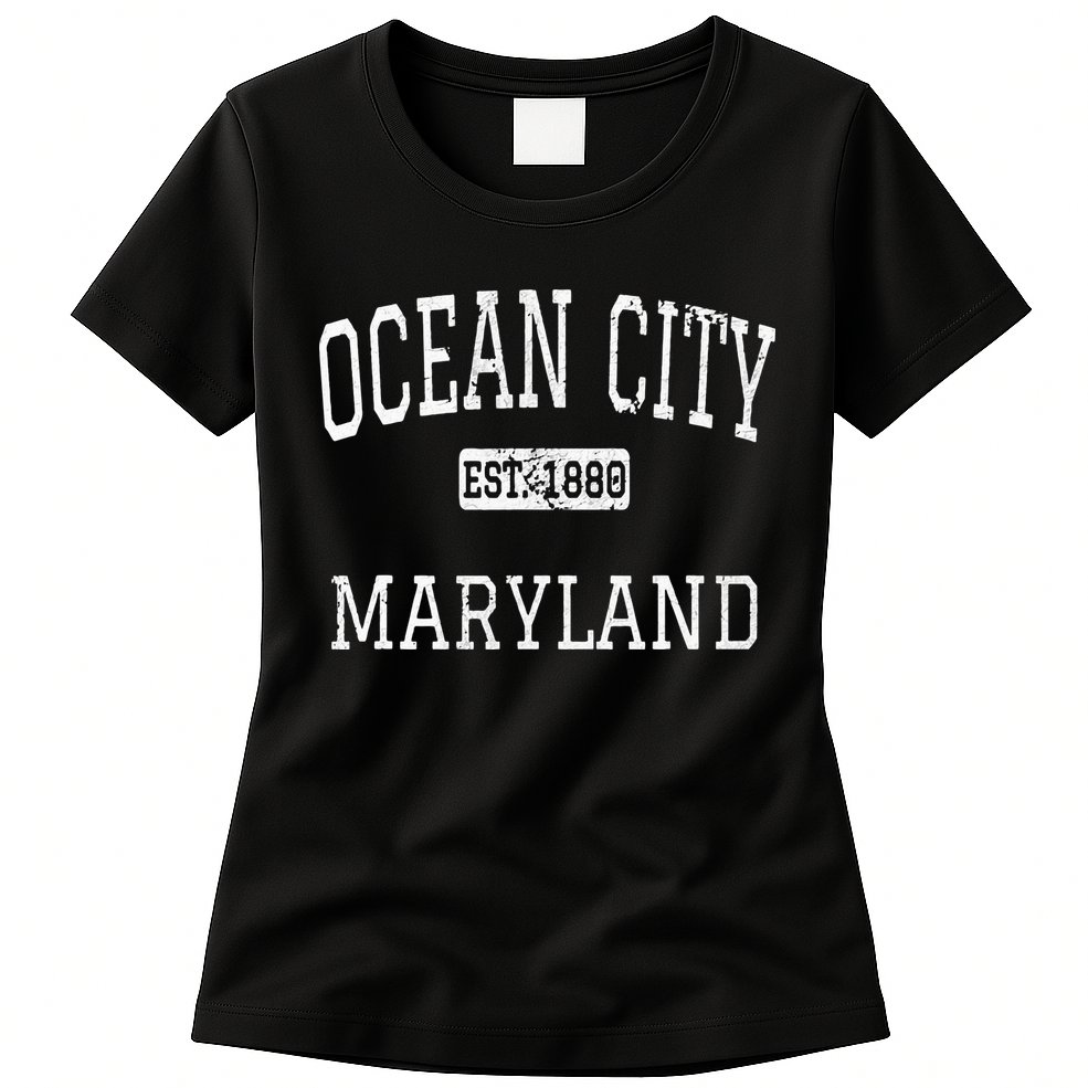 Ocean City Maryland MD Vintage Womens T-Shirt