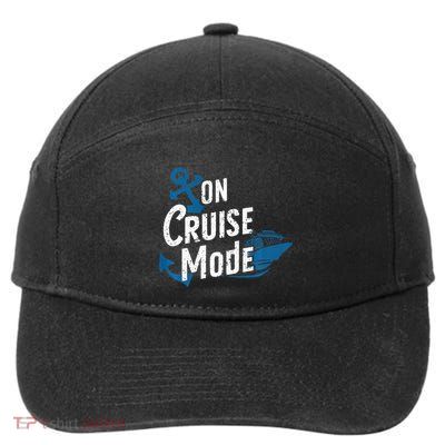 On Cruise Mode Family Cruising Essentials Vacation 7-Panel Snapback Hat