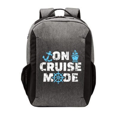 On Cruise Mode Funny Summer Cruise Vacation Family Vector Backpack