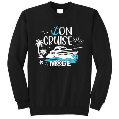 On Cruise Mode Family Vacation Matching Ferry Cruising Trip Sweatshirt