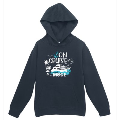 On Cruise Mode Family Vacation Matching Ferry Cruising Trip Urban Pullover Hoodie