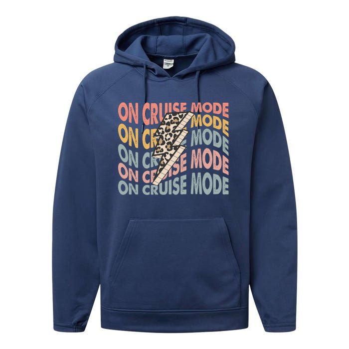 On Cruise Mode Cool Summer Vacation Performance Fleece Hoodie