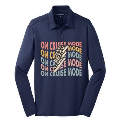 On Cruise Mode Cool Summer Vacation Silk Touch Performance Long Sleeve Polo