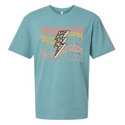 On Cruise Mode Cool Summer Vacation Sueded Cloud Jersey T-Shirt