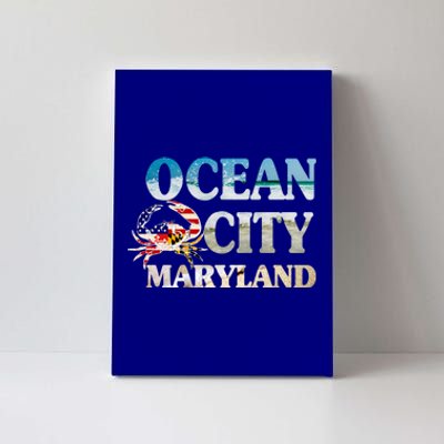 Ocean City Maryland Beach Vacation Gift Canvas