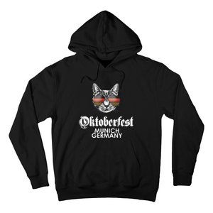 Oktoberfest Cat Munich Germany Hoodie